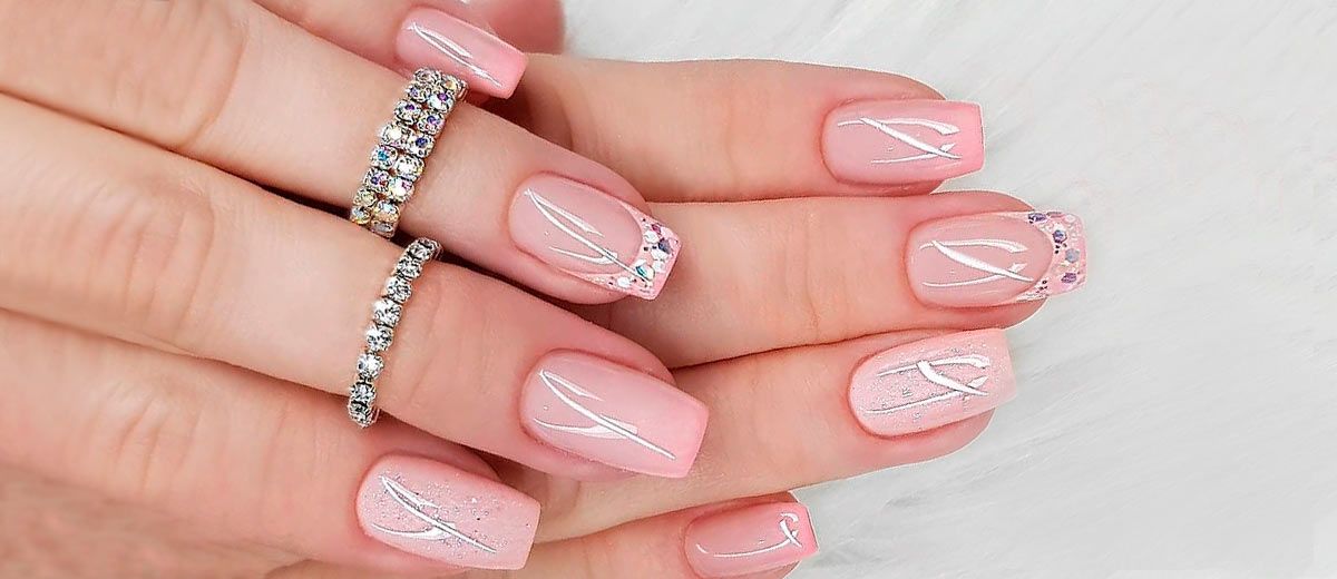 6. Pink Ombre Wedding Nail Ideas - wide 5