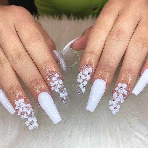 Featured image of post View 15 Ideas Coffin Long White Acrylic Nails