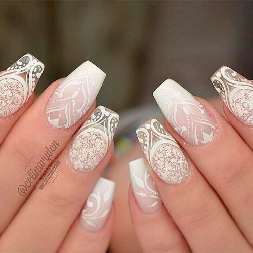 Enchanting Mandala Nail Design #mandalanailart #prettynails