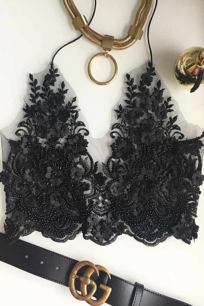 36 Black Lace Bralette Ideas To Stay In Touch And Style