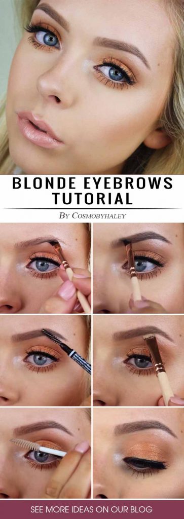 reagere Ond ansvar Blonde Eyebrows Tutorial: How To Get Fuller, Natural Looking Eyebrows