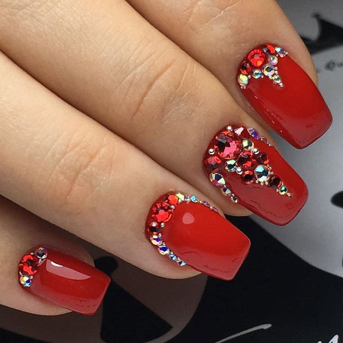 Cool Nail Designs in Red Color picture 3