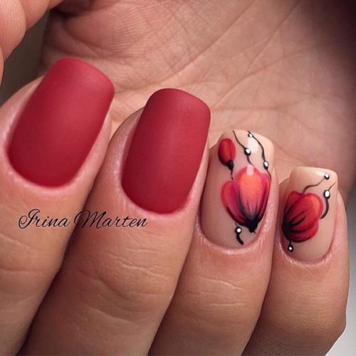 30 Chic Red Nail Designs To Say I M Hot