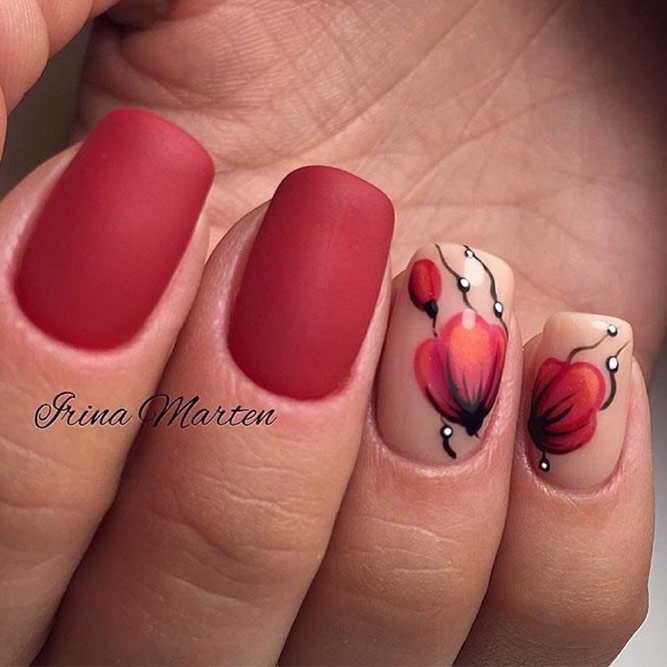 Stunning Red Nails Ideas picture 4