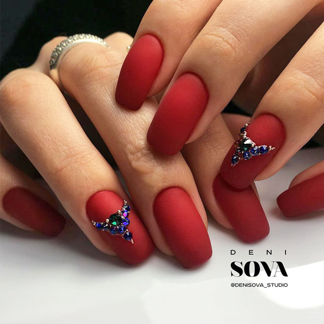 Cool Nail Designs in Red Color picture 4