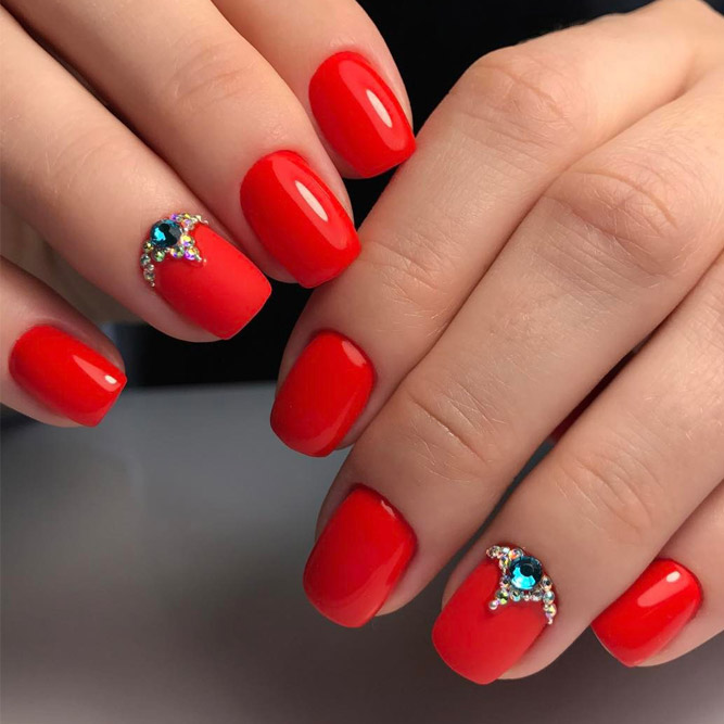 Cool Nail Designs in Red Color picture 5