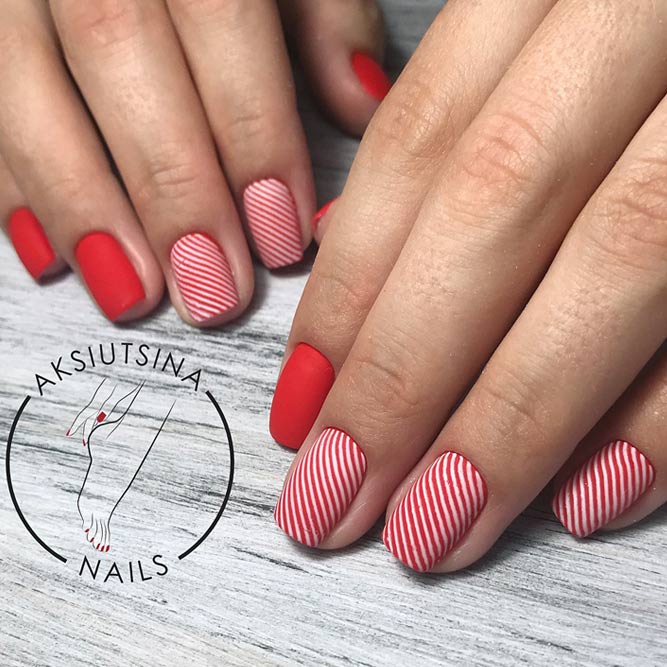 Pretty Nail Designs in Red Color picture 5