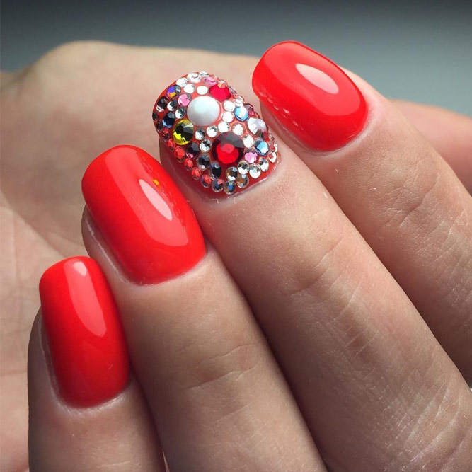 The Hottest Red Nail Designs picture 2
