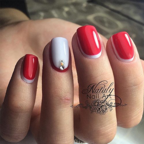 30 Chic Red Nail Designs to Say 