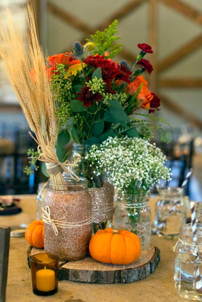 27 Romantic Ideas Of Fall Wedding Centerpieces For Your Big Day