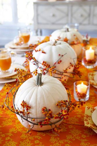 Centerpiece and Tabletop Decoration Ideas with Pumpkins picture 4