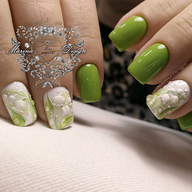 Cute Green Nail Designs picture 1
