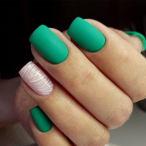 36 Fresh Green Nails Ideas To Get This Season