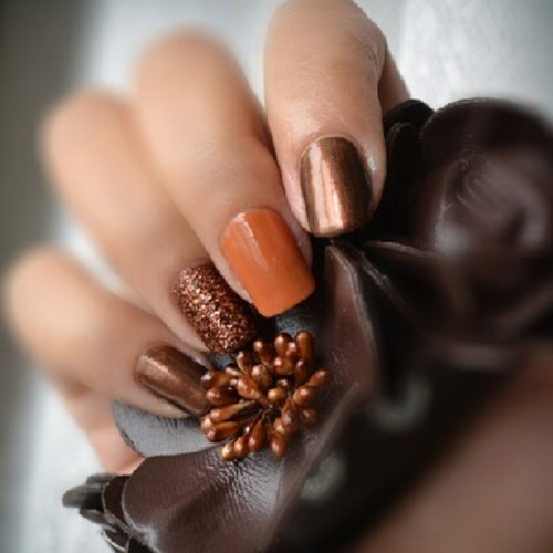 short autumn nail ideas