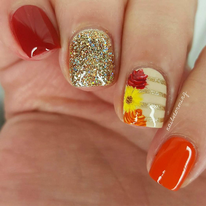 autumn nail ideas short autumn nail ideas short