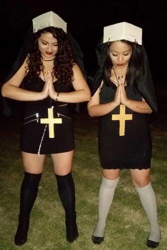 DIY Nun Halloween Costumes #nuncostumes