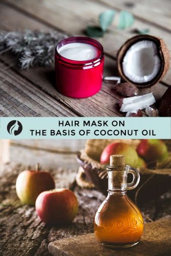 Hair Mask on the Basis of Coconut Oil