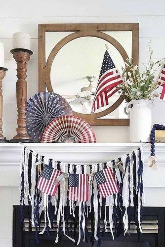 Flag Outdoor Decorations #flagdecor