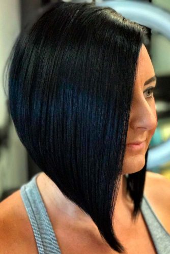 Asymmetrical Bob for Fine Hair