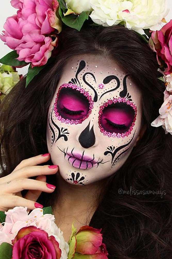 Colorful Sugar Skull Halloween Looks picture 1