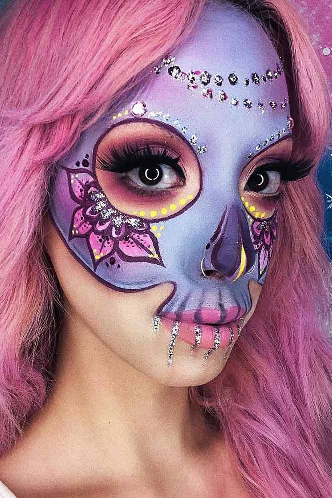 56 Best Sugar  Skull  Makeup  Creations To Win Halloween