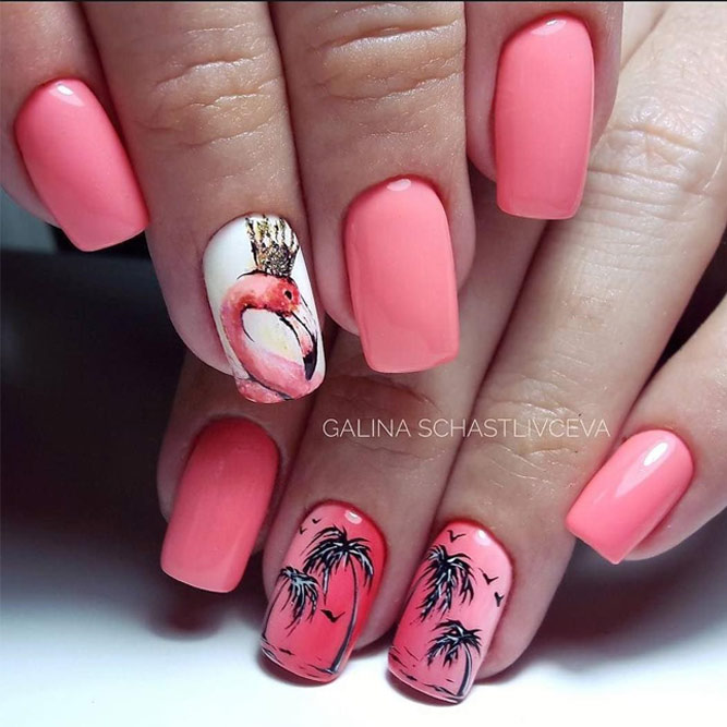 New Fresh Tropical Nail Designs picture 4