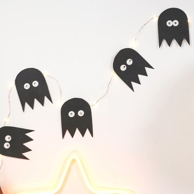 Paper Ghost Decor Ideas #paperghost #walldecor