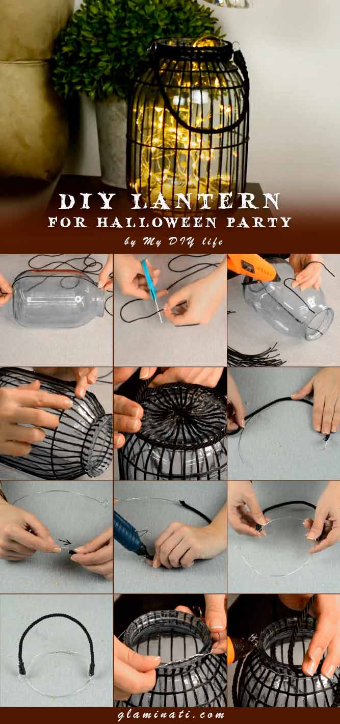 DIY Lantern For Halloween #diydecor #handmade