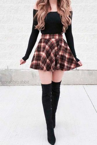 Schoolgirl look #stylishlook #casualoutfits