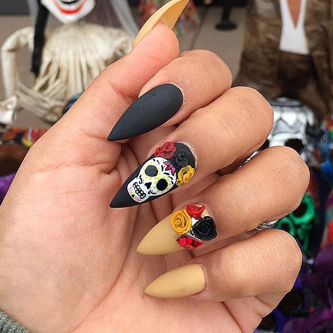 41 Cute And Creepy Halloween Nail Designs 2022