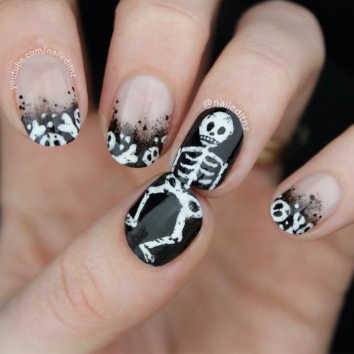 41 Cute And Creepy Halloween Nail Designs 2019