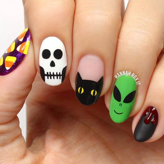 Cool Halloween Nail Art Designs picture 1