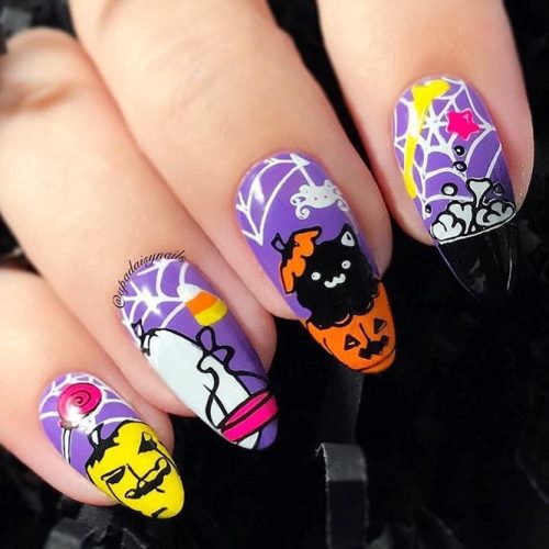 39 Cool And Easy Halloween Nail Ideas