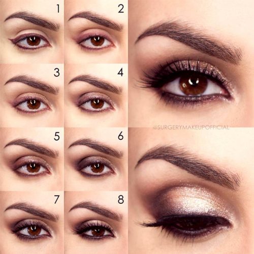 27 Killing Step by Step Makeup Tutorials for Brown Eyes