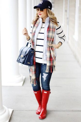 Chic Idea for Rainy Day Outfits