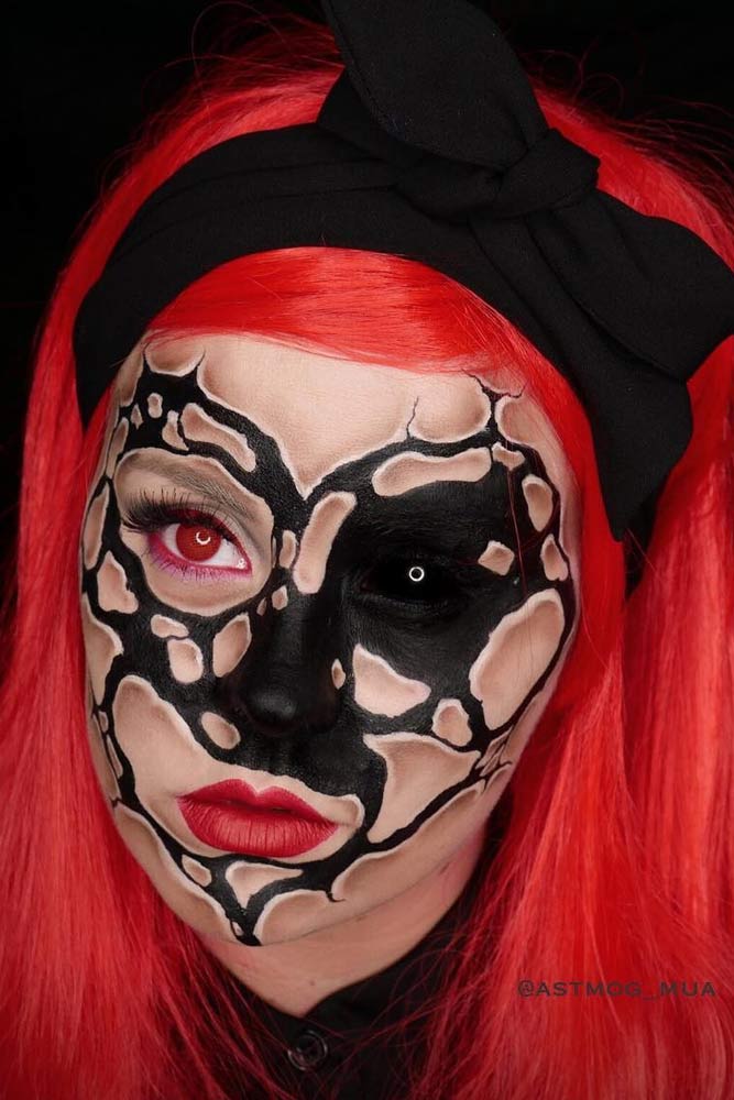 demon face paint ideas