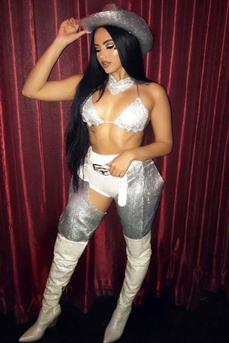 Sexy Glam Cowgirl Costume #cowgirl