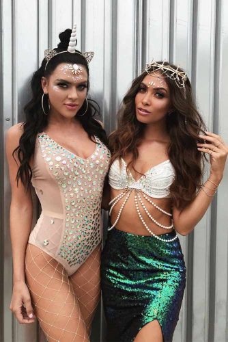 Mermaid And Unicorn Halloween Costumes #unicorn #mermaid