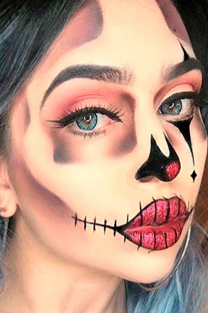 Creative Skeleton Makeup Looks