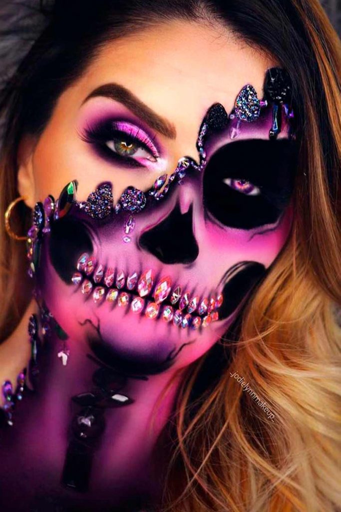 Colorful Skull Makeup Ideas