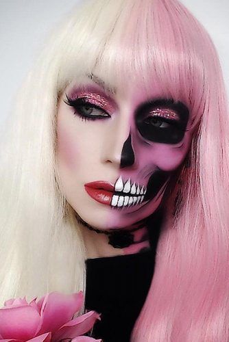 Verbazingwekkend 45 Really Cool Skeleton Makeup Ideas To Wear This Halloween LM-27