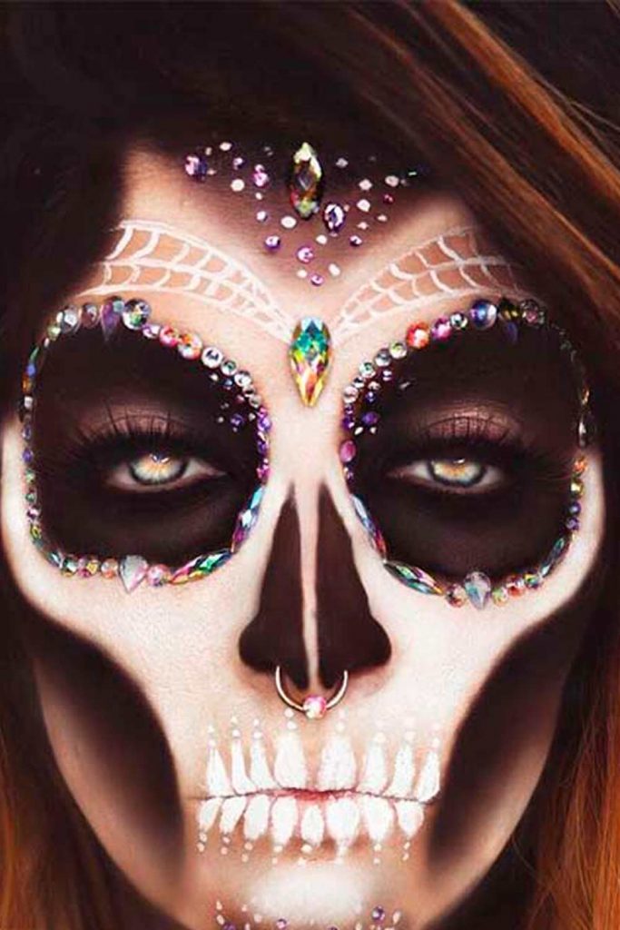 Crystal Skull Makeup Ideas