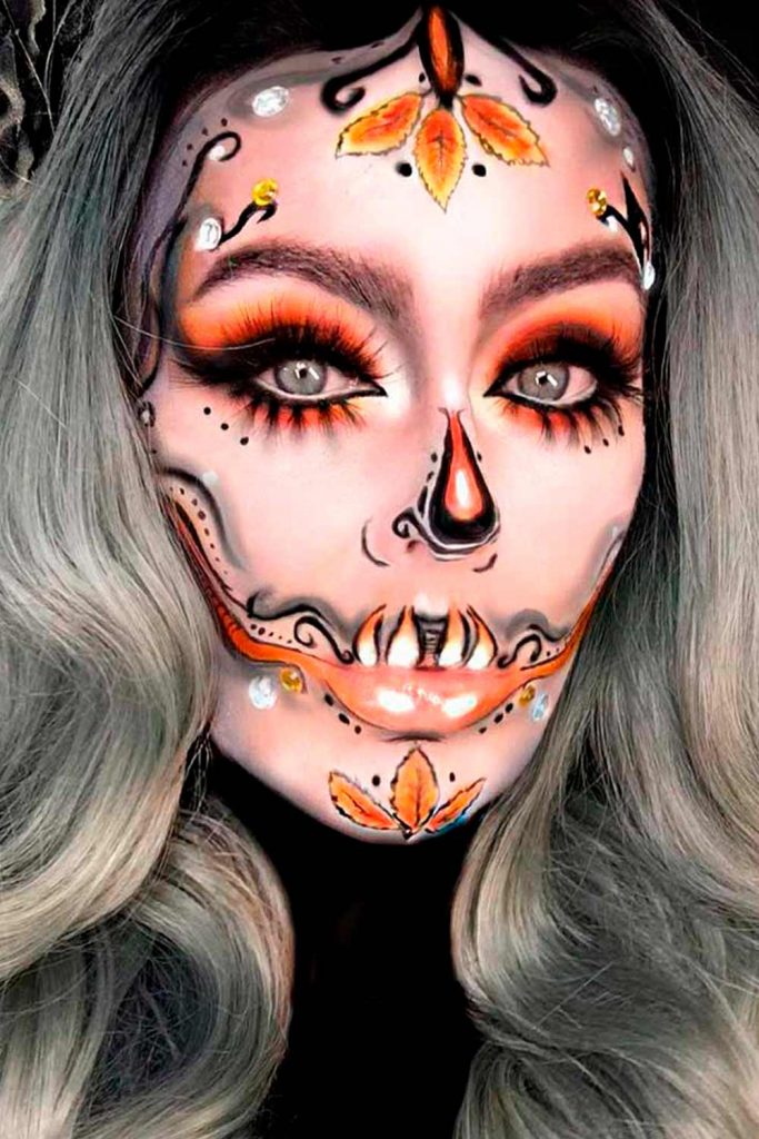 Colorful Skull Makeup Ideas