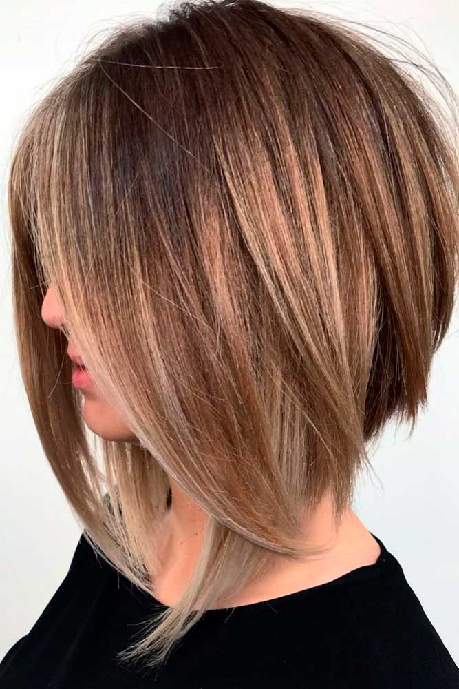 Stylish Layered Bob Haircuts Layered Ombre 