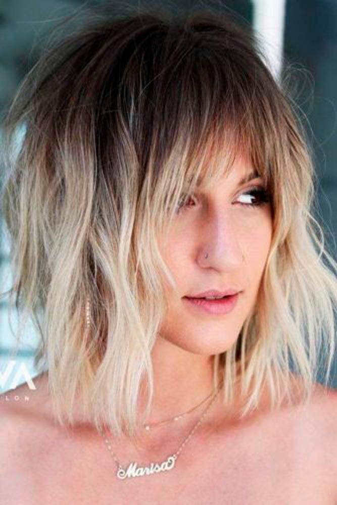 Shaggy Layered Ombre Hair #shaggyhair #ombrehair