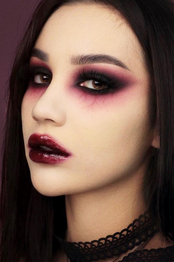 Glam And Sexy Vampire Makeup Ideas