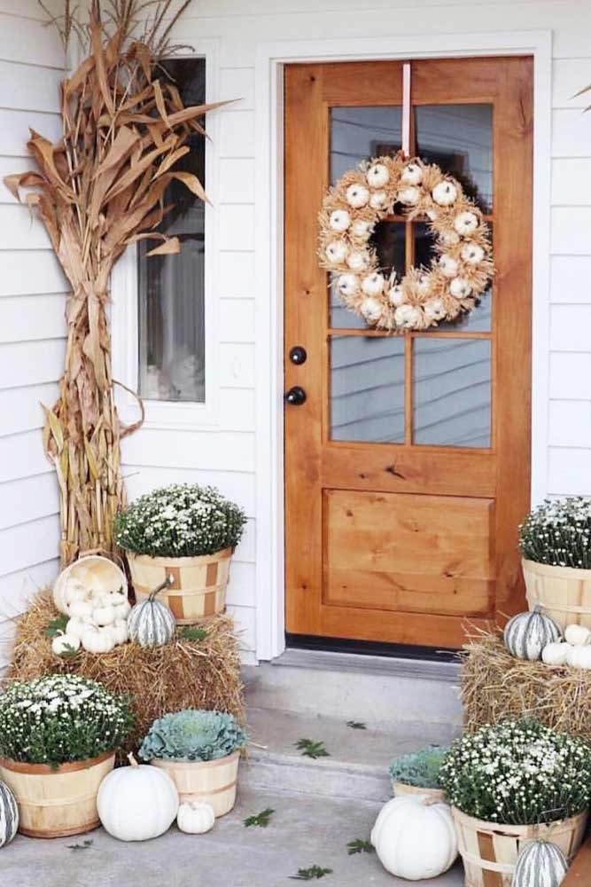 Rustic Front Porch Decorations #outdoordecor #frontporch
