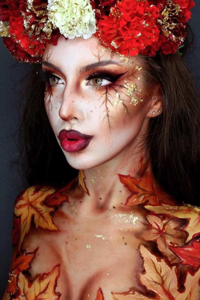 Fall Fairy Makeup Idea #fallfairy 
