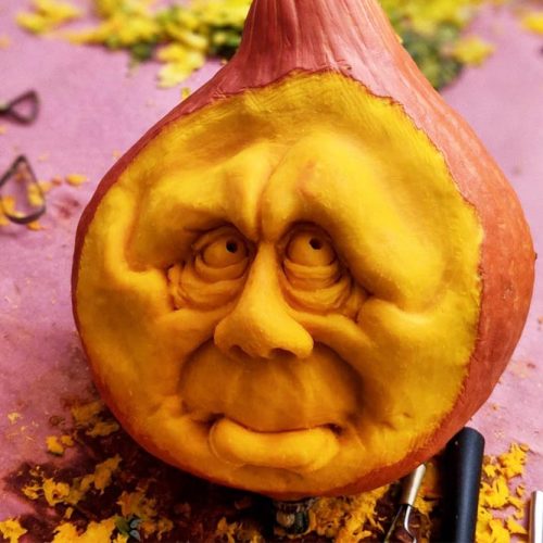 Sad Nightmare Pumkin Carving Idea