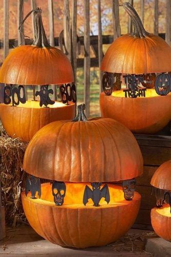 Spook-tacular Pumpkin Carving Idea #bats #skull